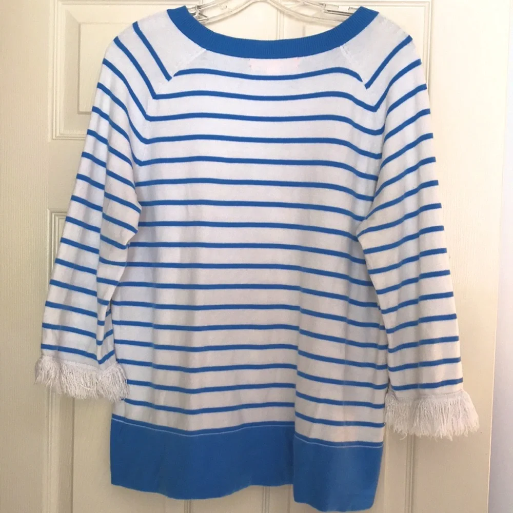 Lilly Pulitzer Dasha Cotton Sweater EUC